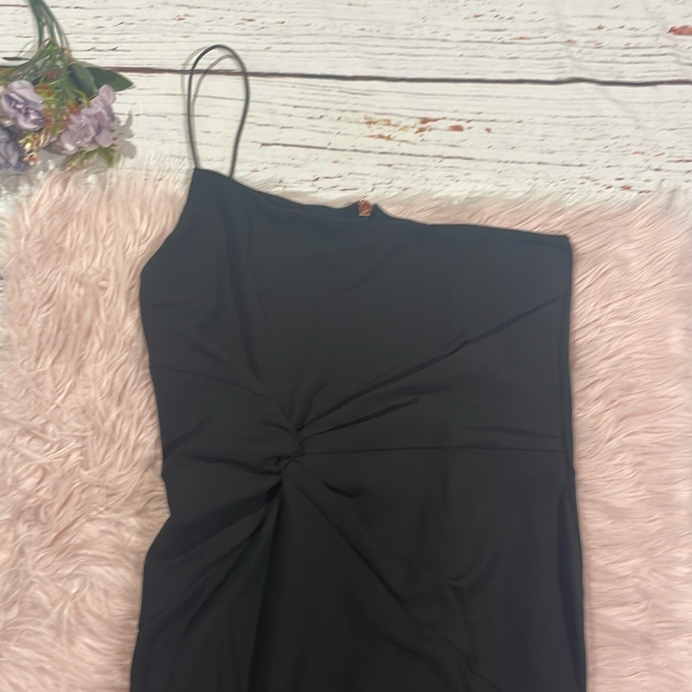 NWT Nookie Lust one shoulder midi dress black - Picture 8 of 10